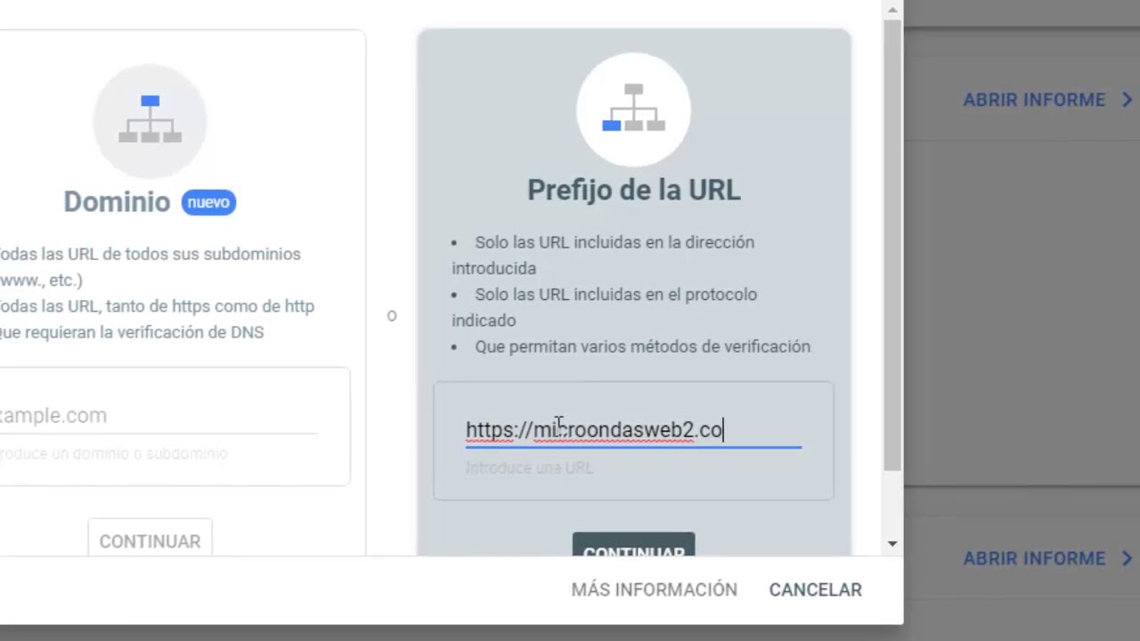Cómo enviar un sitemap a Google search console verificando la propiedad