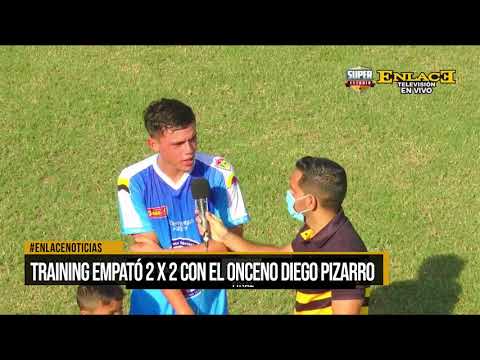 Training empató 2x2 con el onceno Diego Pizarro