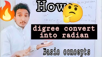 How digree change into Radian/Digree to radian conversion/sirjunaidraza/what is digree/how sol.dgree