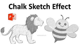 Chalk Sketch Effect In PowerPoint