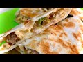 Breakfast Quesadilla with Sausage and Eggs!