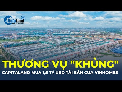 Capitaland mua 1,5 tỷ USD tài sản của Vinhomes, nguy cơ mất thị phần vào tay nước ngoài? mới nhất 2023