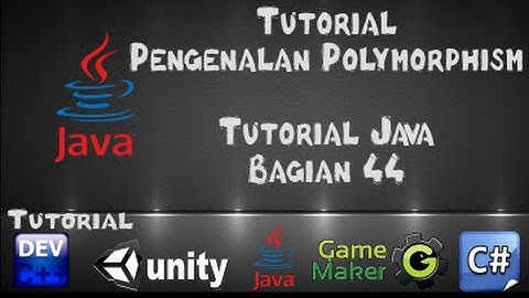 Tutorial Java dengan Netbeans - 44 Tutorial Pengenalan Polymorphism