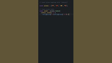 JavaScript Example - Count with Reduce Method