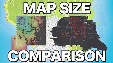 THE DIVISION vs GTA 5 vs FALLOUT 4! (Map Size Comparison)