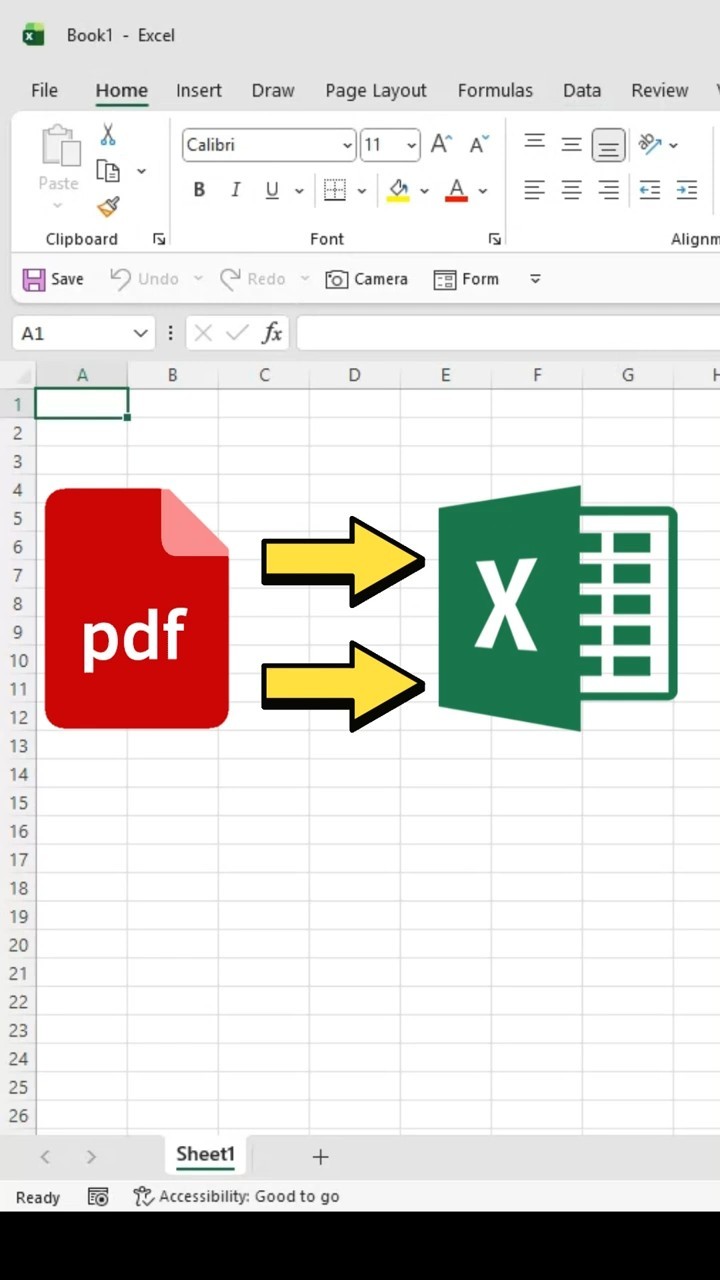 2026 Excel Newyear Exceltips Exceltricks How To Convert A Pdf Oardefault