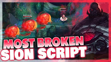 MOST BROKEN SCRIPT in League of Legends SION | Noway4u Highlights