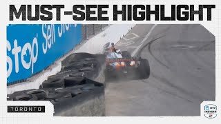 Alexander Rossi suffers broken thumb in Toronto practice crash | INDYCAR