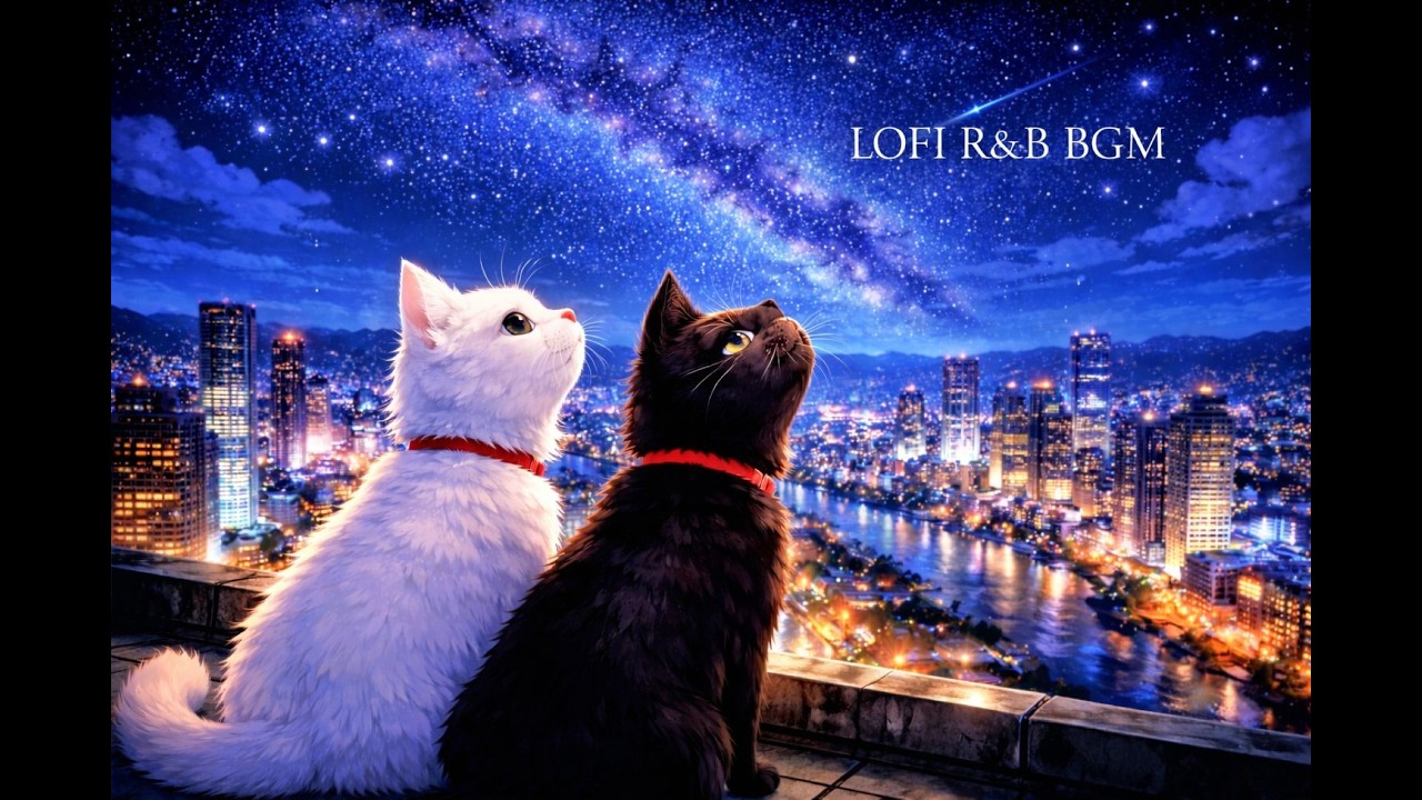 Tokyo Nights Lofi Chill 🌙 Midnight Skyline – Urban Night Vibes