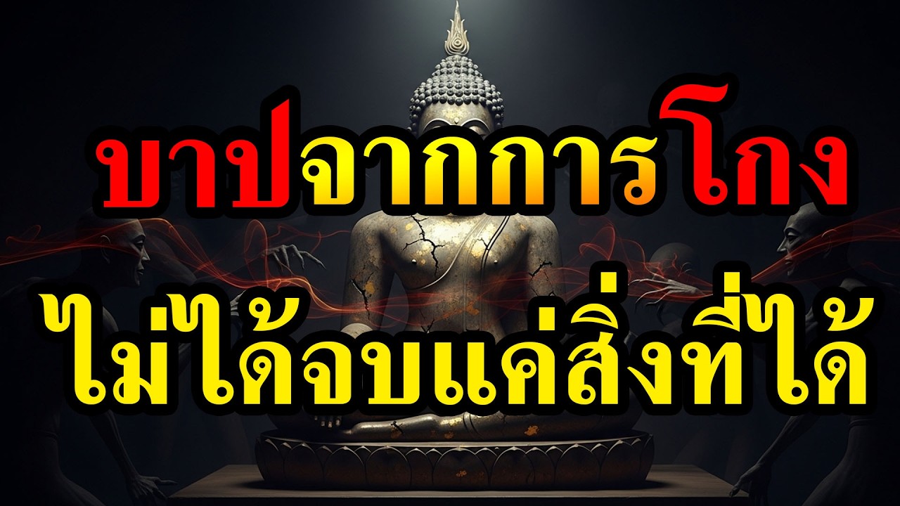 บาปจากการโกง ไม่ได้จบแค่เงินที่ได้มา หยุดโกงก่อนที่บาปมันจะรุนแรงไปมากกว่านี้