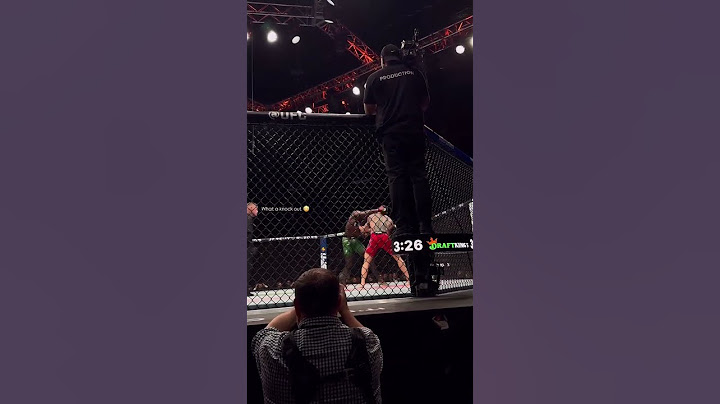 What a Knock Out | ufc kansas city|