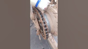 old bmw bike chain greasing from oil! #automobile #tech #viralvideo #ytshorts #worldwide