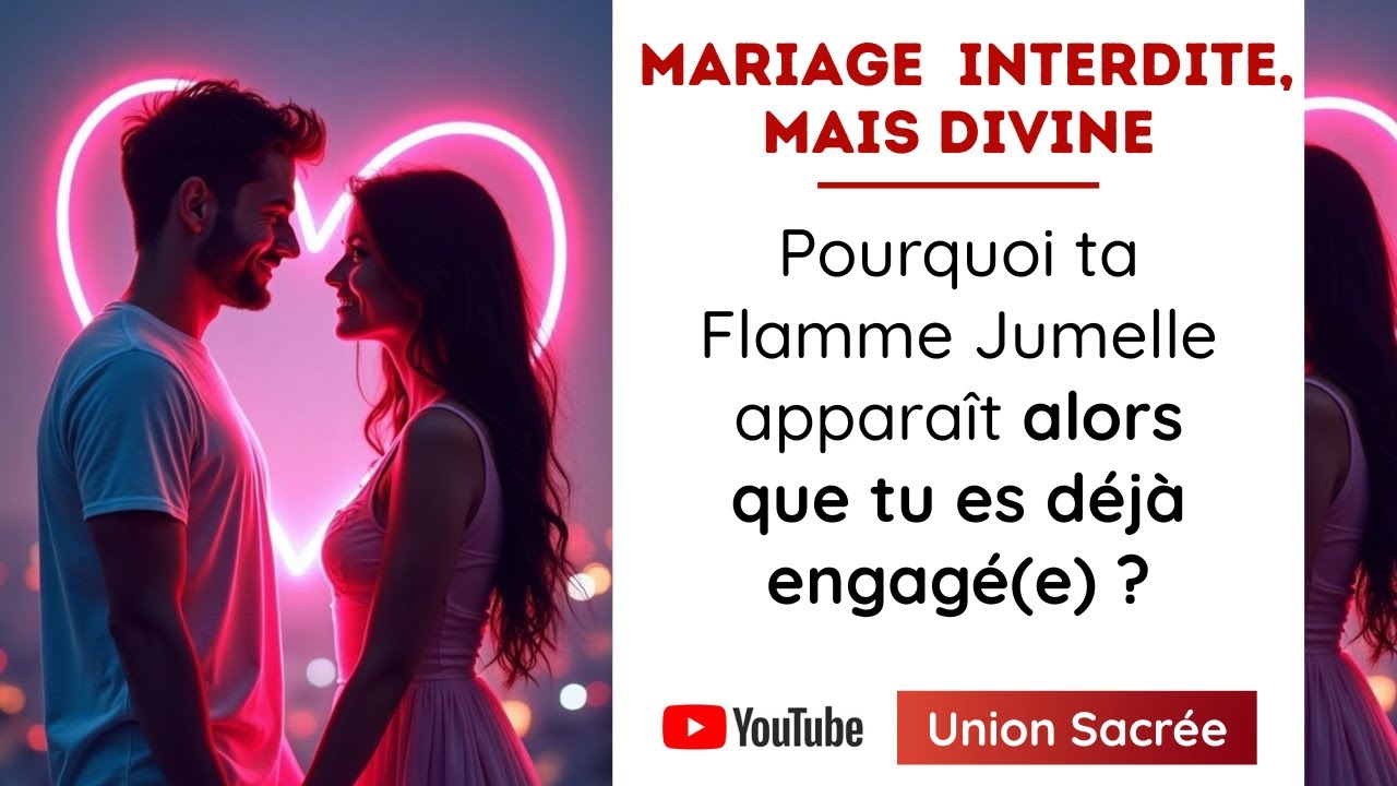 Le mystère divin : ta Flamme Jumelle arrive alors que tu es en couple