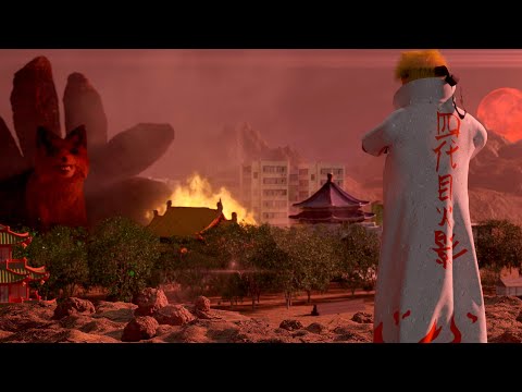 Namikaze Minato VS Kyuubi - 3D Naruto Shippuuden Animation in Blender