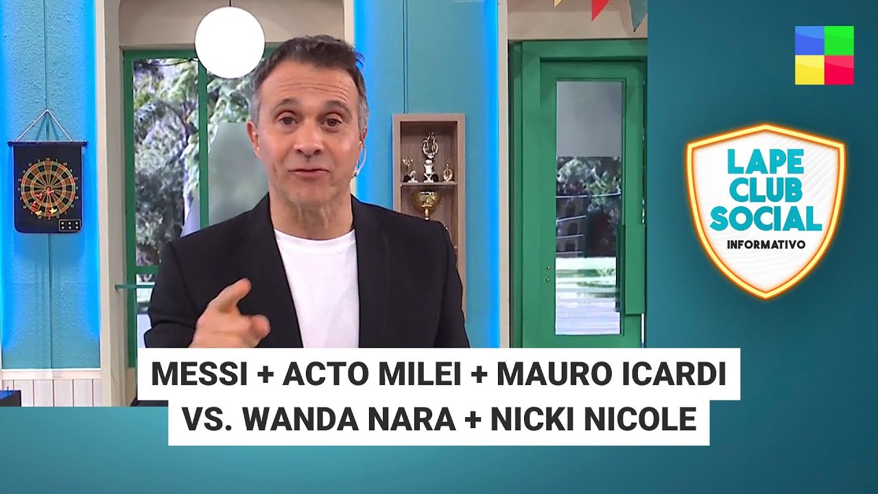 Messi + Acto Milei + Mauro Icardi vs. Wanda Nara 