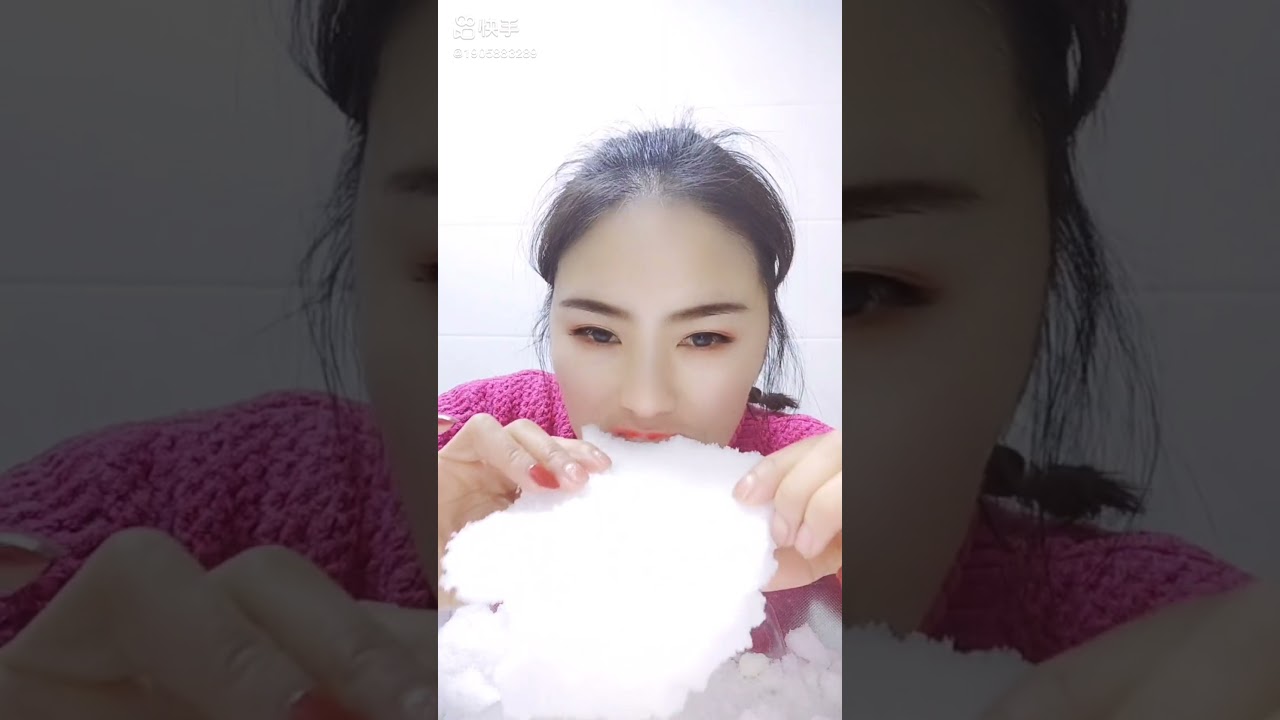 FREEZER FROST EATING [Ice ASMR] #15