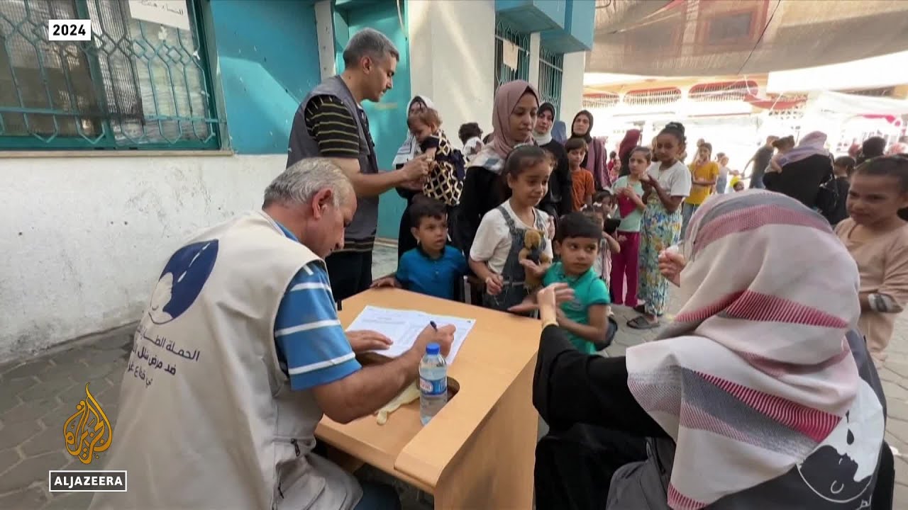 لا يوجد لقاح لشلل الأطفال في غزة، ومئات الآلاف من الأطفال معرضون للخطر