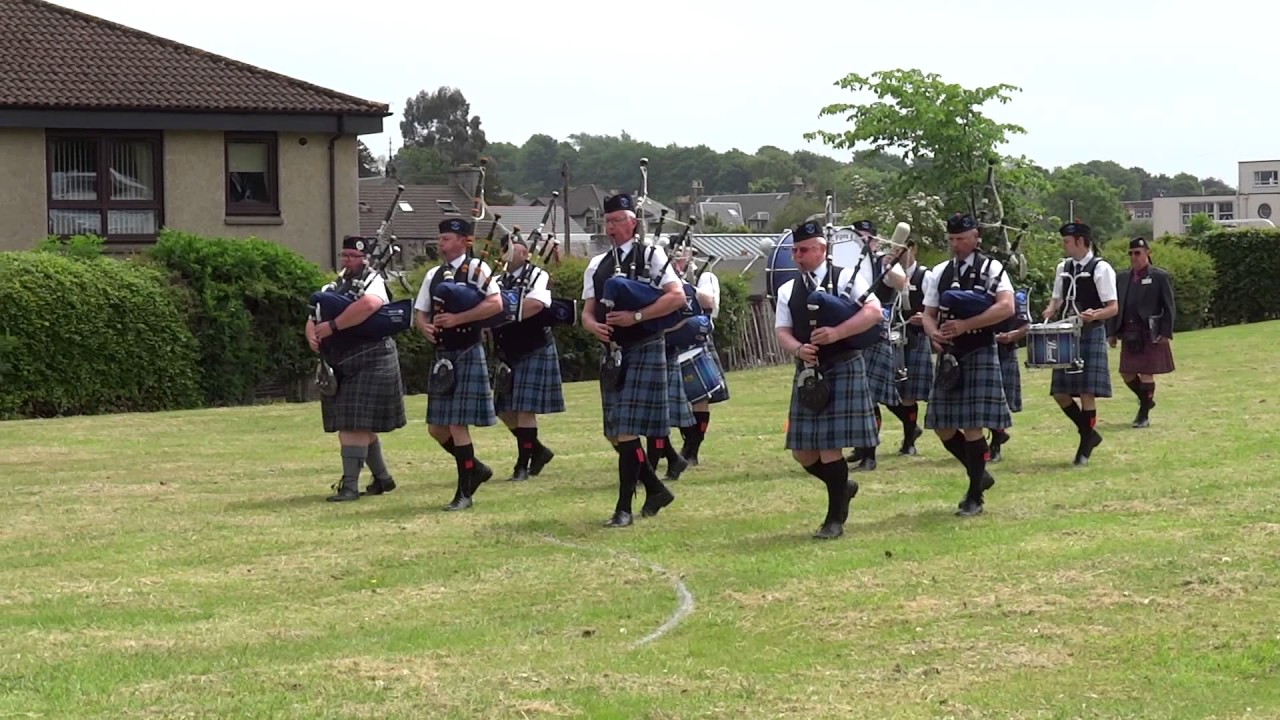 Bagpipes And Drums Highland Games Markinch Fife Scotland YouTube