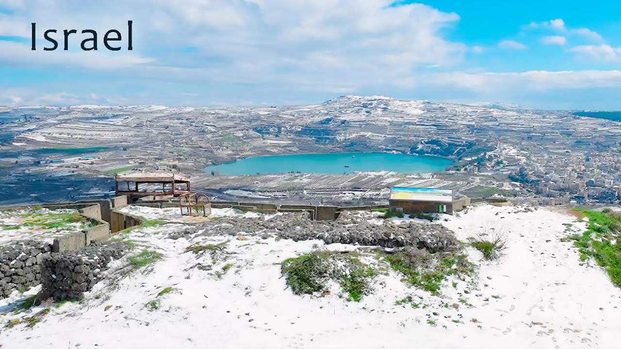 Golan Heights: Mount Hermon Covered in Snow. the Coldest Place in ...