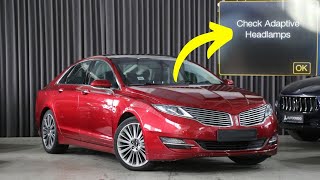 “Check Adaptive Headlamps” warning in Lincoln MKZ