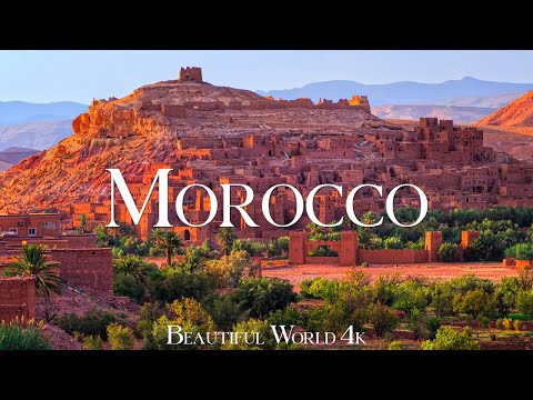 Morocco 4K Drone Nature Film - Relaxing Piano Music - Travel Nature