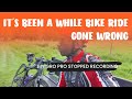 IT BEEN A WHILE - SHORT RIDE GONE WRONG - MY GO-PRO DID NOT RECORD 🥺🤔 19.5.2024#Gopro#djiP3#bikeride