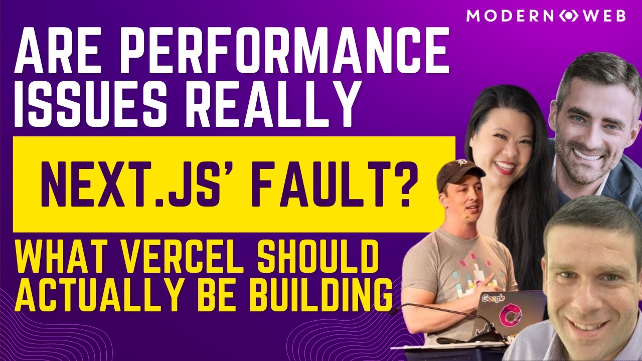 Are Performance Issues Really Next.js’s Fault? What Vercel Should ...
