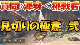 mhw　太刀講座　見切り2　モスでも分かる見切りについての質問など　モンハンワールド実況