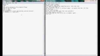 How to make little program in Notepad tutorial 1 (2 basics)