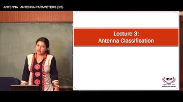 ANTENNA | LECTURE- 3 | PROF. SRIJITA CHAKRABORTY | Gymkhana TV | IEM