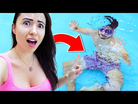 Teaching Typical Gamer how to SWIM Underwater!