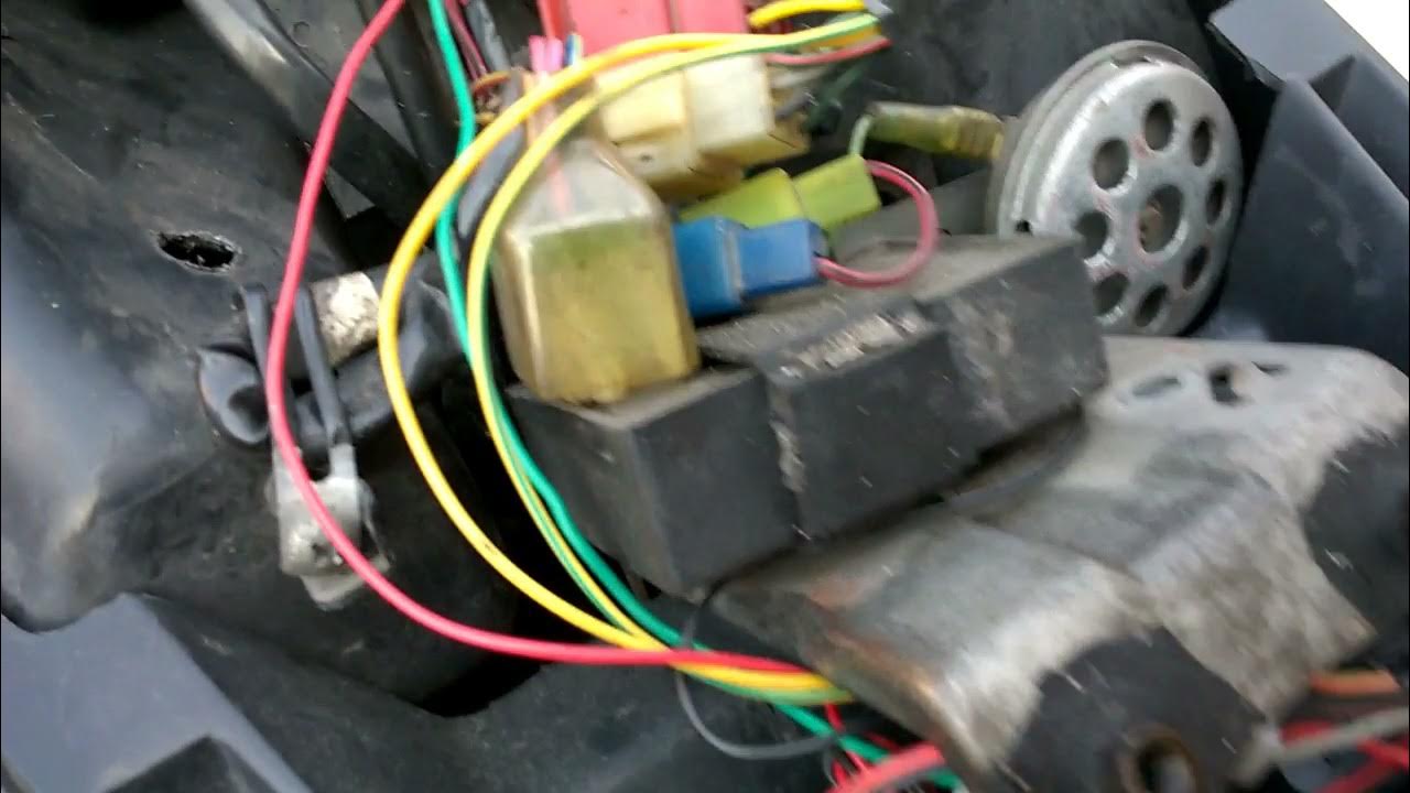 Как устроена проводка Honda Dio 34(35) - YouTube