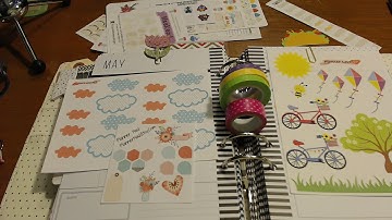 Plan with me May Heidi Swapp Memory Planner