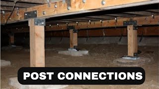Seismic Retrofitting The Post to Beam Connections