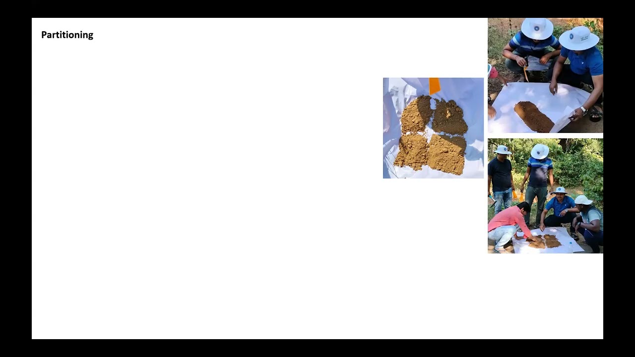 Soil samples processing