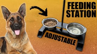 Adjustable Feeding Station for Dogs