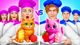 Boys Vs Girls Cooking Challenge  Epic Food Battle By Trend Do Challenge