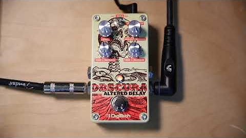 Digitech Obscura Delay Pedal Demo