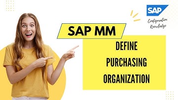 Define Purchasing Organization