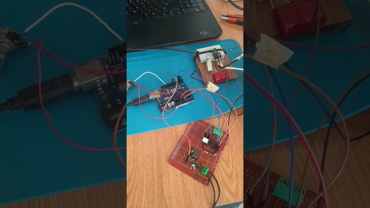 universal ac motor speed control by arduino | washing machine motor