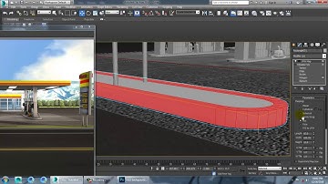 Tutorial on Modeling and Texturing a gas station in 3dsmax ( Part 4)