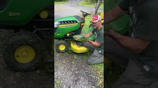 Clean your lawn mower deck. It will last a long time. (John Deere D110 100 series. Craftsman MTD)