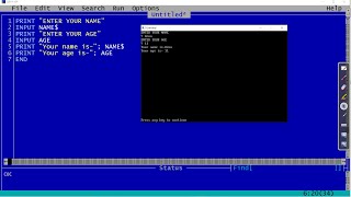 Class VI Computer 10-09-2020 By Mr Akash Rai | Ch 4 - INPUT Command in QBASIC