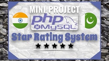 php tutorial for beginners in urdu: php mini project | star rating system in php with mysql in urdu