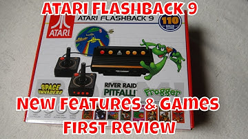 Atari Flashback 9 First Review:  New Games plus SD card slot!