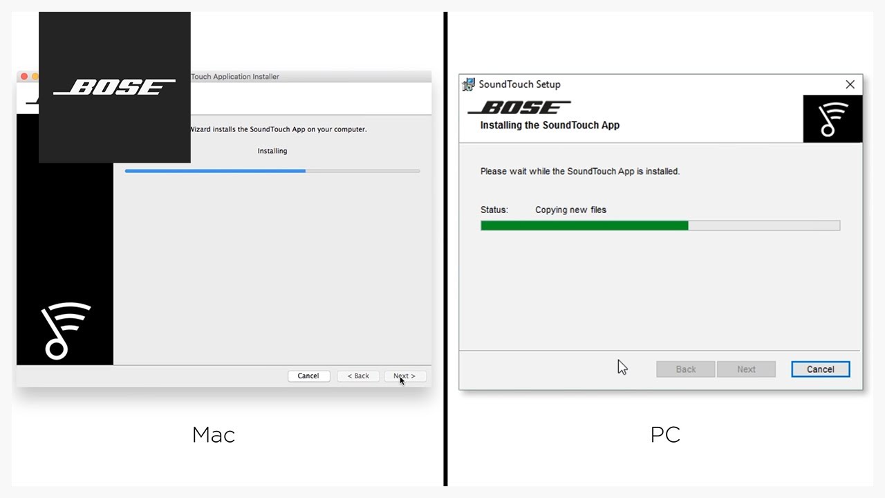 Bose SoundTouch App – Setup Using a Mac 