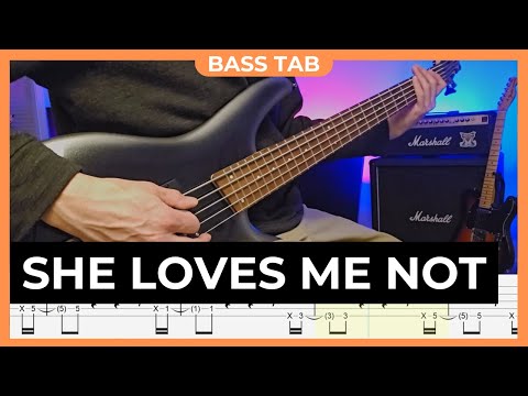Papa Roach - She Loves Me Not - Bass Tab | Lesson | Cover | Tutorial