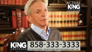 King Aminpour - Personal Injury Client Spot 4 - San Diego