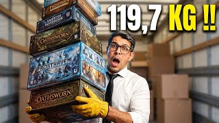 Les 10 jeux les plus lourds que j'possède | Surprise finale