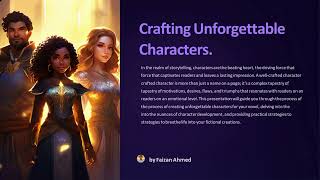 "Crafting Unforgettable Characters: The Ultimate Guide to Character Development"?